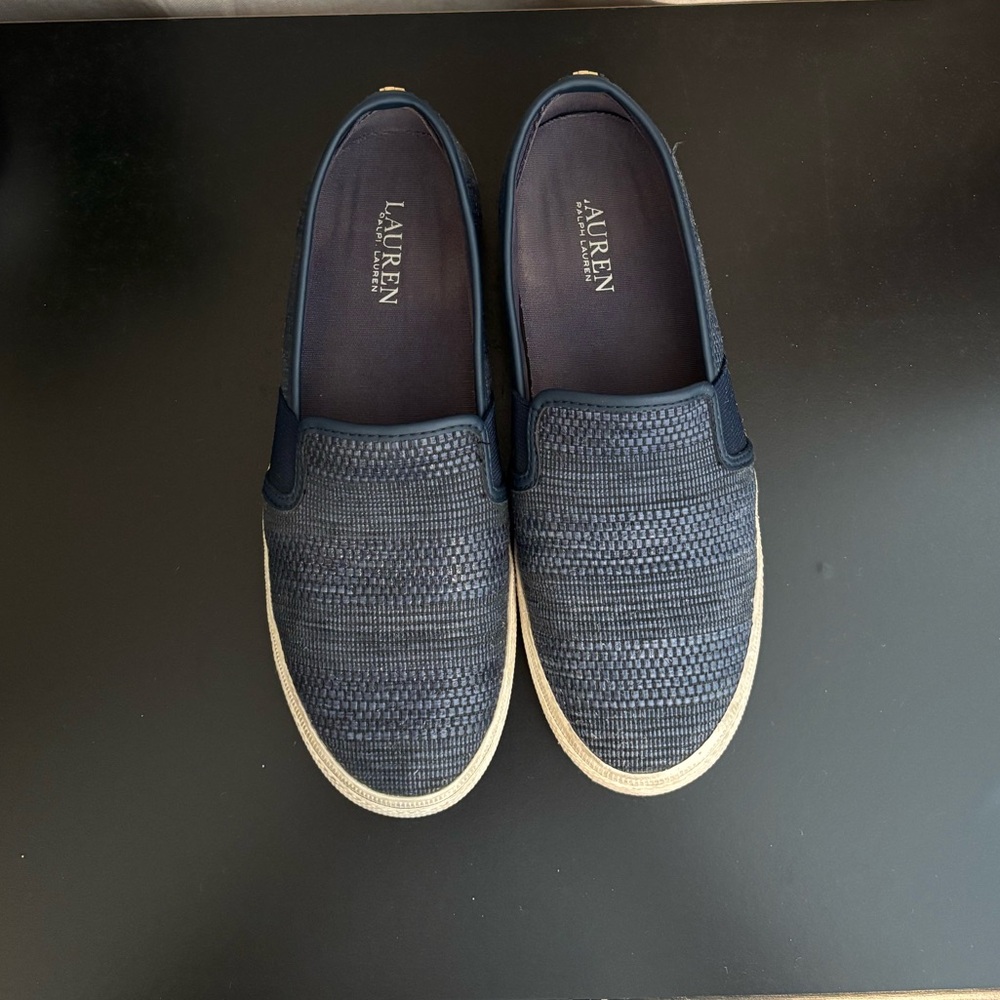 Lauren Ralph Lauren Navy Espadrilles